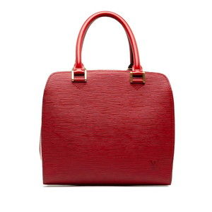 Louis Vuitton Handbag Castilian Leather Red